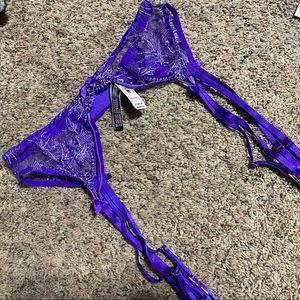 VS Violet Garter Belt